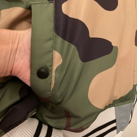 Zero Foxtrot Woodland Gear Bomber Puffer Jacket Camouflage Size 2XL - Picture 8 of 13